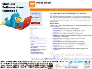 Twitter les outils Des outils  clients: 