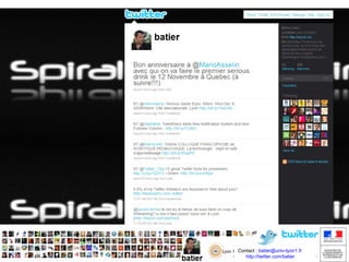 Twitter les outils Mettre des symboles dans ses tweets http://www.tweetsmarter.com 