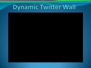 Twitter wall