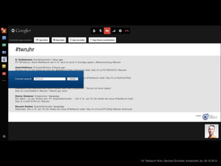 19. Twittwoch Ruhr, Gerhard Schröder, KreativeKK.de, 04.12.2013

 