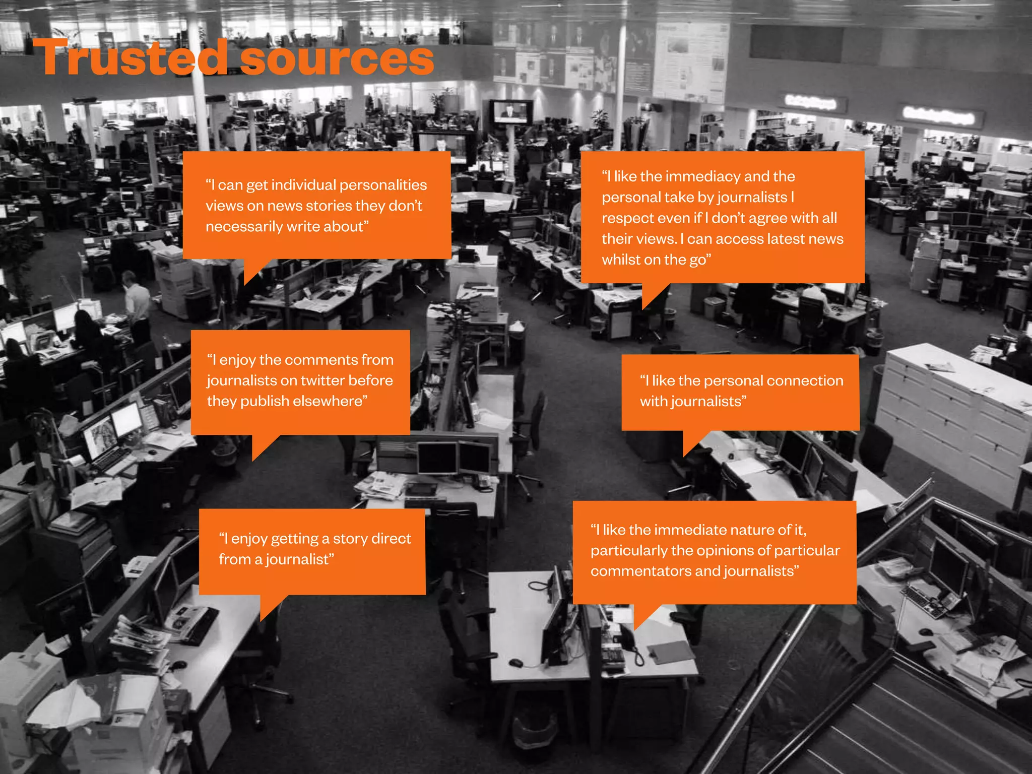 35Q37. Thinking about the news brands you follow on Twitter, what does it add to your consumption of news? For example, what do you enjoy most about
it?Q37. Thinking about the news brands you follow on Twitter, what does it add to your consumption of news? For example, what do you enjoy most about it?
 