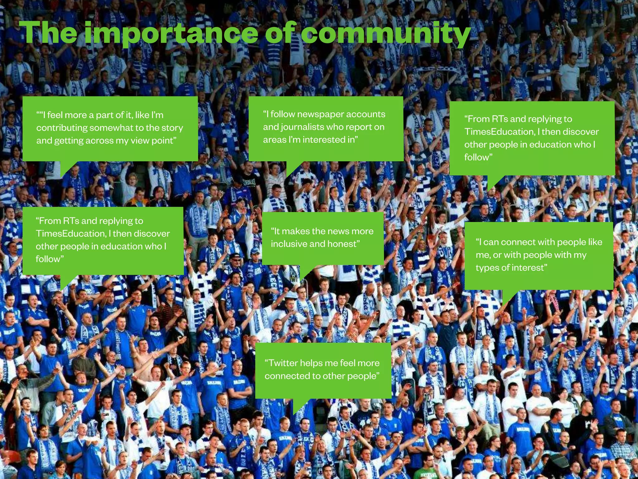 43
Q37. Thinking about the news brands you follow on Twitter, what does it add to your consumption of news? For example, what do you enjoy most about it?
 