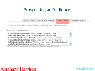 Prospecting an Audience 