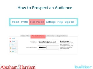 How to Prospect an Audience 