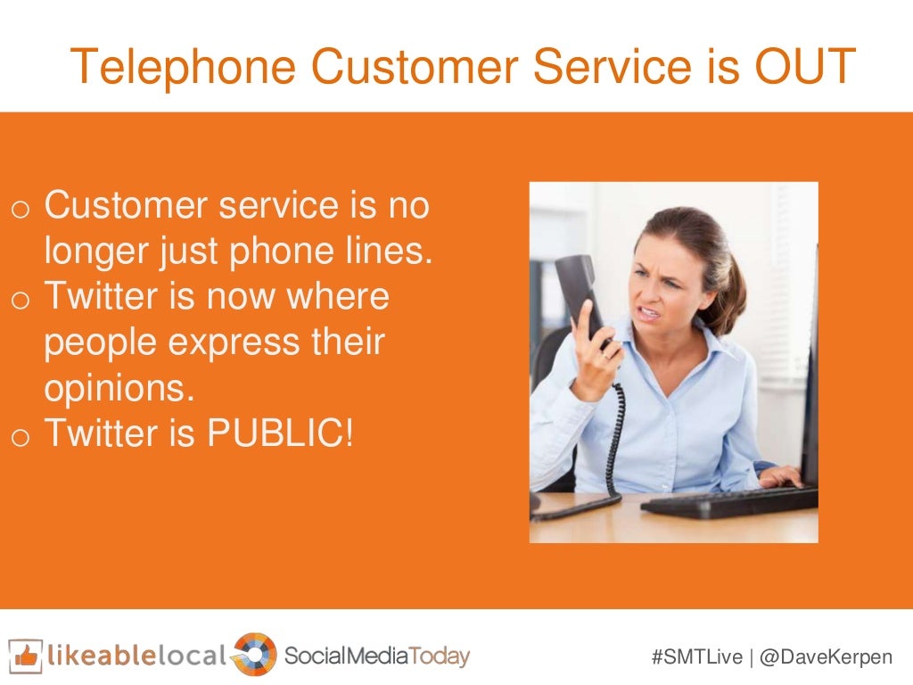 Telephone Customer Service is OUT