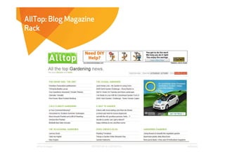 AllTop: Blog Magazine
Rack




   Affect Strategies   PROPRIETARY & CONFIDENTIAL   6/26/2009
 
