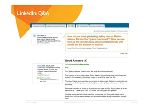 LinkedIn: Q&A




   Affect Strategies   PROPRIETARY & CONFIDENTIAL   6/26/2009
 