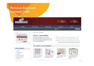 Personal Assistant:
Common Craft




   Affect Strategies   PROPRIETARY & CONFIDENTIAL   6/26/2009
 