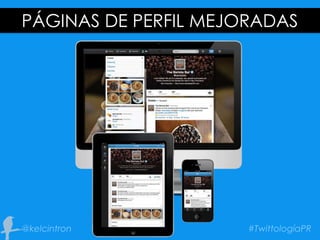 PÁGINAS DE PERFIL MEJORADAS
 