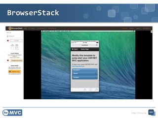 http://mvc.tw
BrowserStack
101
 