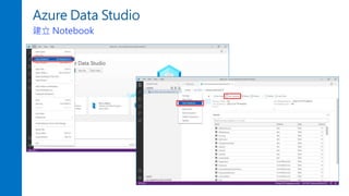Azure Data Studio
IntelliSense 的 SQL 程式碼編輯器
 