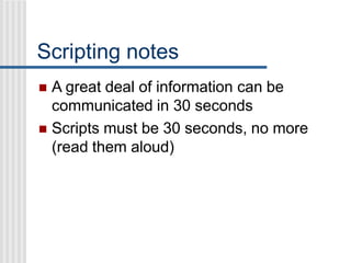 Two Column Script Format | PPT