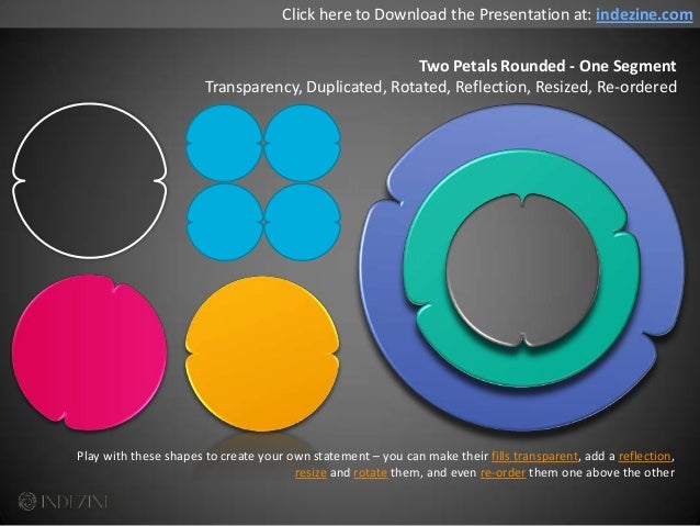 to slide just how one powerpoint in rotate Two PowerPoint for Circle Petals