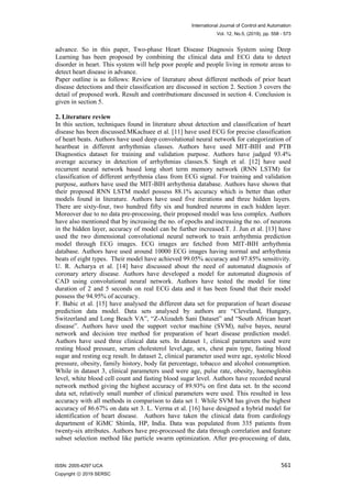 Two phase heart disease diagnosis system using deep learning | PDF
