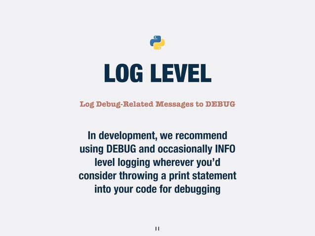 Django best practices for logging and signals | PPT