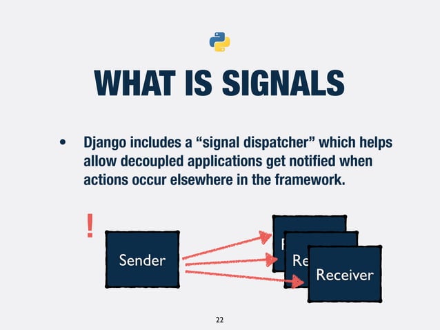 Django best practices for logging and signals | PPT