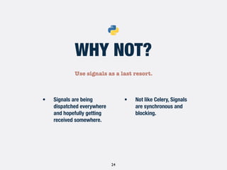 Django best practices for logging and signals | PPT