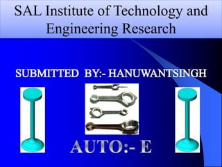 SAL Institute of Technology and
Engineering Research
 