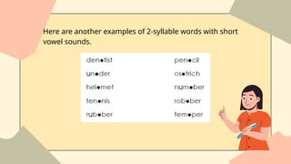 Two Syllables Examples Two-Syllables words for Grade 3 English.pptx