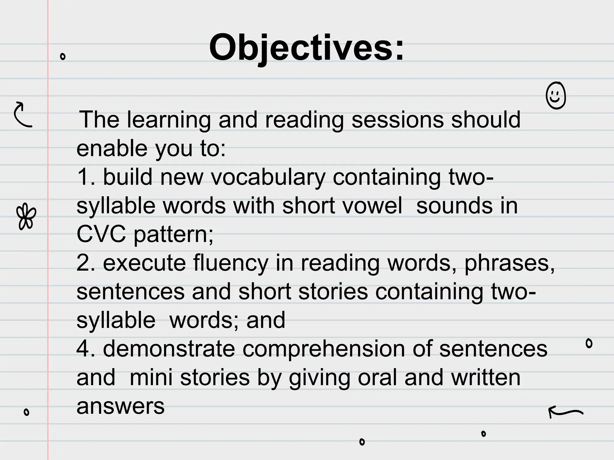 Two-Syllable Words reading activities for beginner reader | PPTX