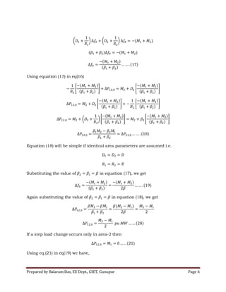 Two area system | PDF