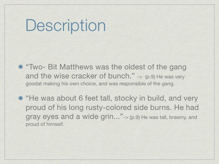 two bit character analysis copy two bit matthews