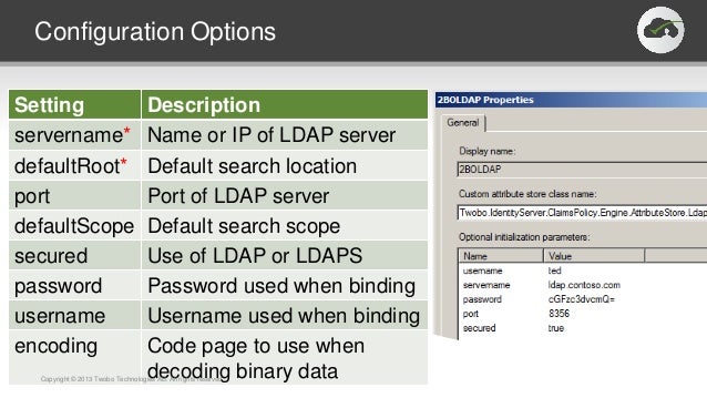 Ldap binary option