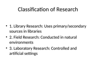 Two_Categories_of_Research - Grade 9.pptx