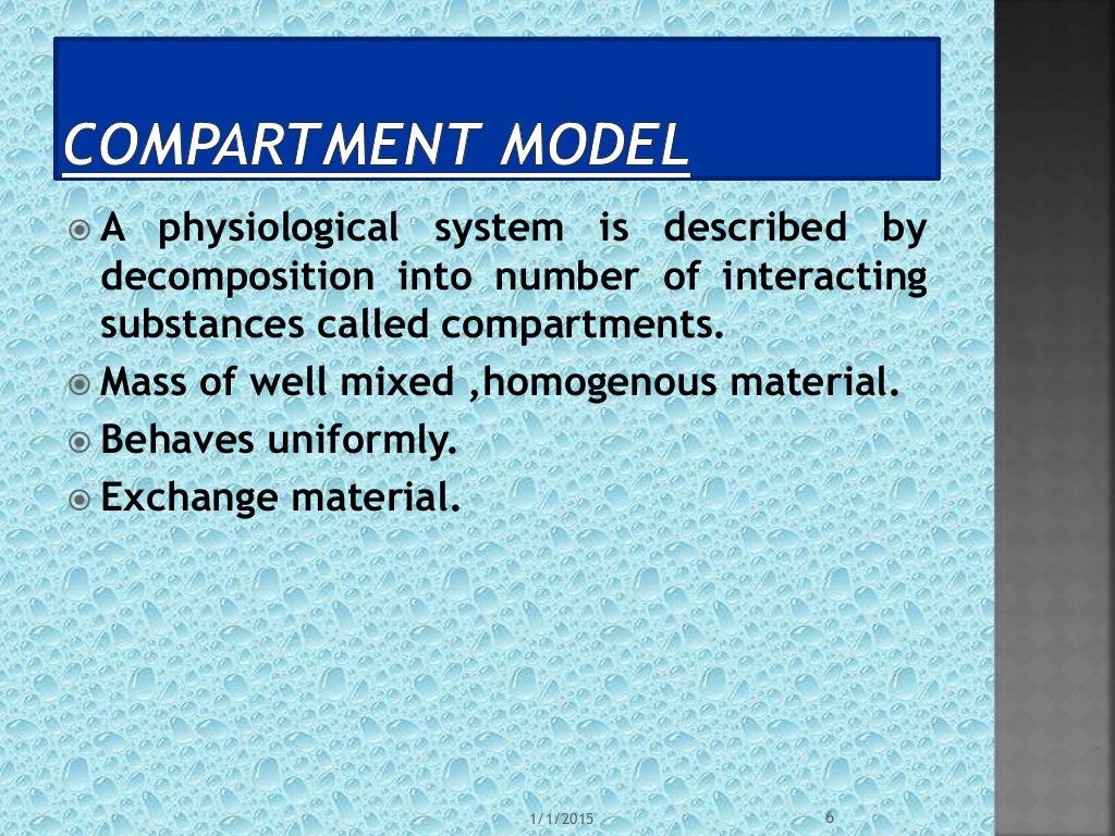Two compartment model