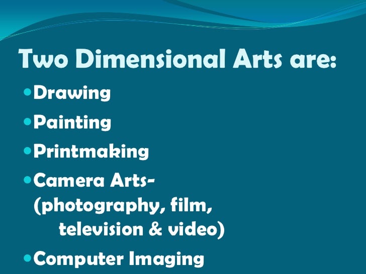 Two dimensional art