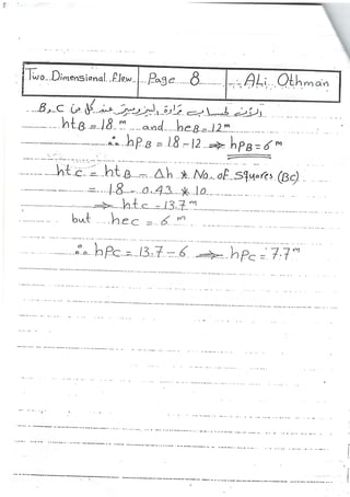 Two dimensional flow | PDF