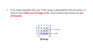 Nested lists (Two dimensional lists for Python) | PPTX
