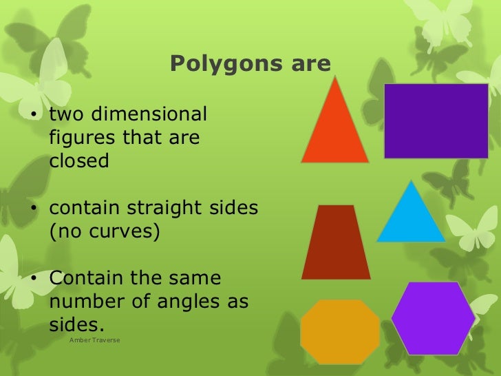 Two dimensional shapes power point