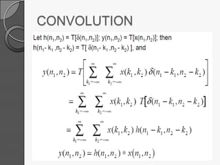 CONVOLUTION