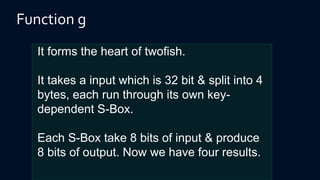 Two fish & Rijndael (AES) Encryption Algorithm | PPTX