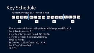 Two fish & Rijndael (AES) Encryption Algorithm | PPTX