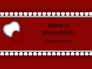 Name of
presentation
Company name
 