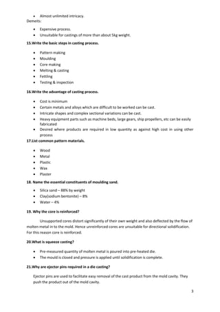 Two marks metal casting part A | PDF