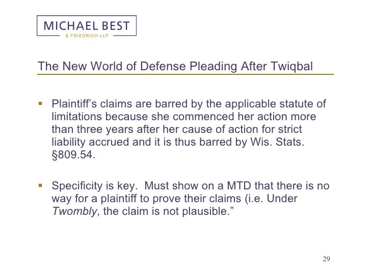 Statute Of Limitations On Mesothelioma Claims pleading standards applied to asbestos and mass tort claims Statute Of Limitations On Mesothelioma Claims pleading standards applied to asbestos and mass tort claims