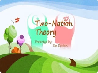 two nation theory with a little contrast