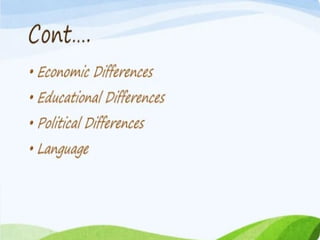 two nation theory with a little contrast