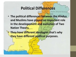 two nation theory with a little contrast