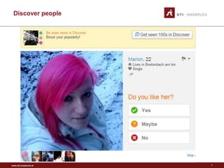 www.sti-innsbruck.at
Discover people
7
 