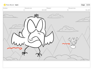 Scene
1
Duration
03:00
Panel
3
Duration
01:00
test Page 3/15
 