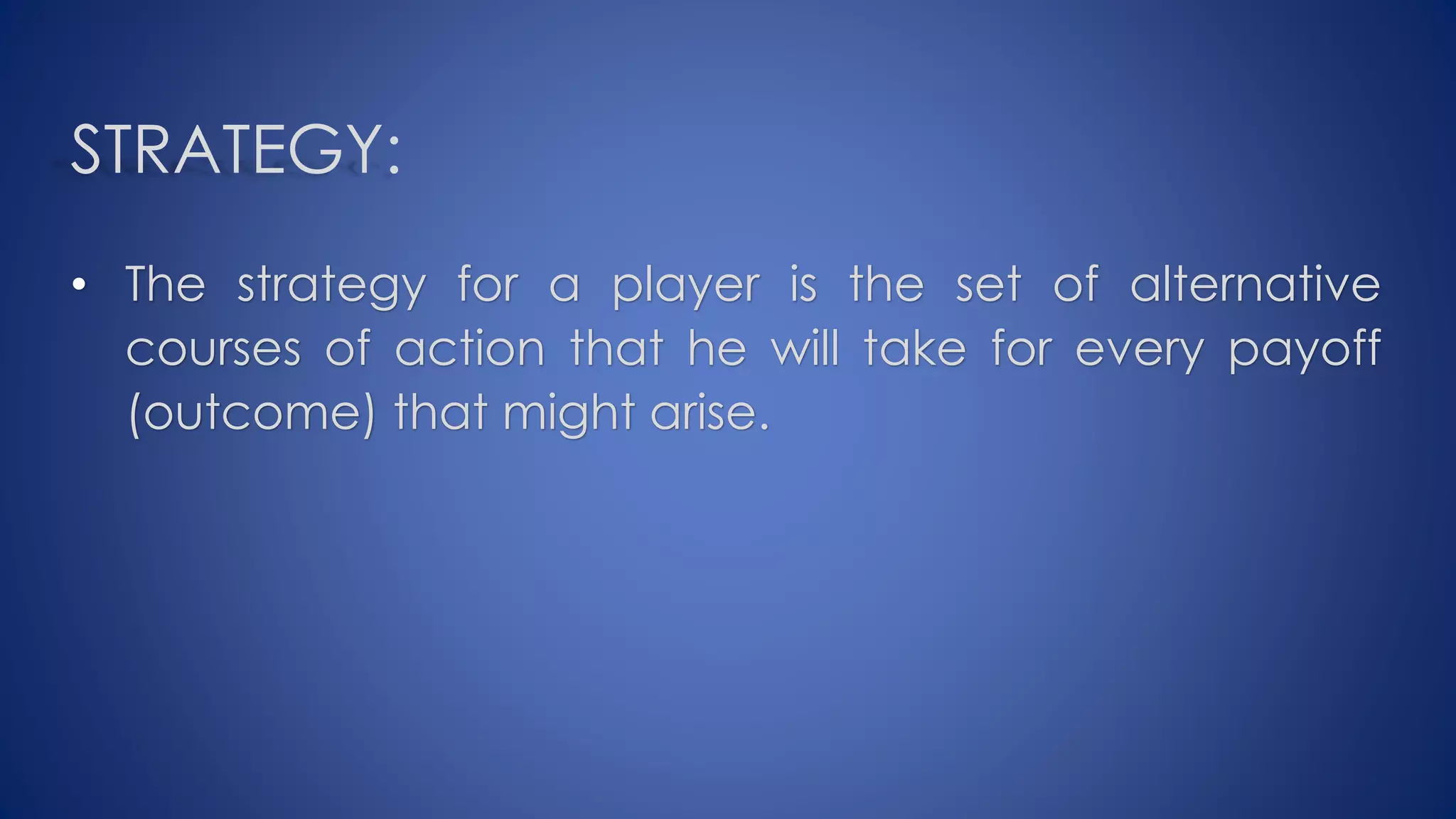 Two persons zero sum game | PPTX