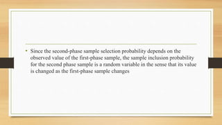 Two phase sampling | PPTX
