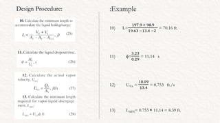 Two Phase Horizontal Separator - Design Procedure.ppsx.pptx