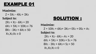 two phase methods operation research mba | PPTX