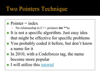 Two pointers technique Mostafa Saad.pptx