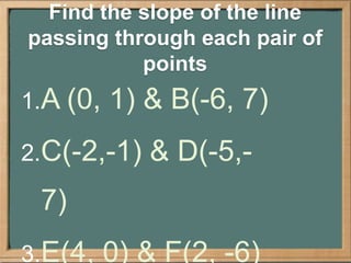 Two point form Equation of a line | PPTX | Physics | Science